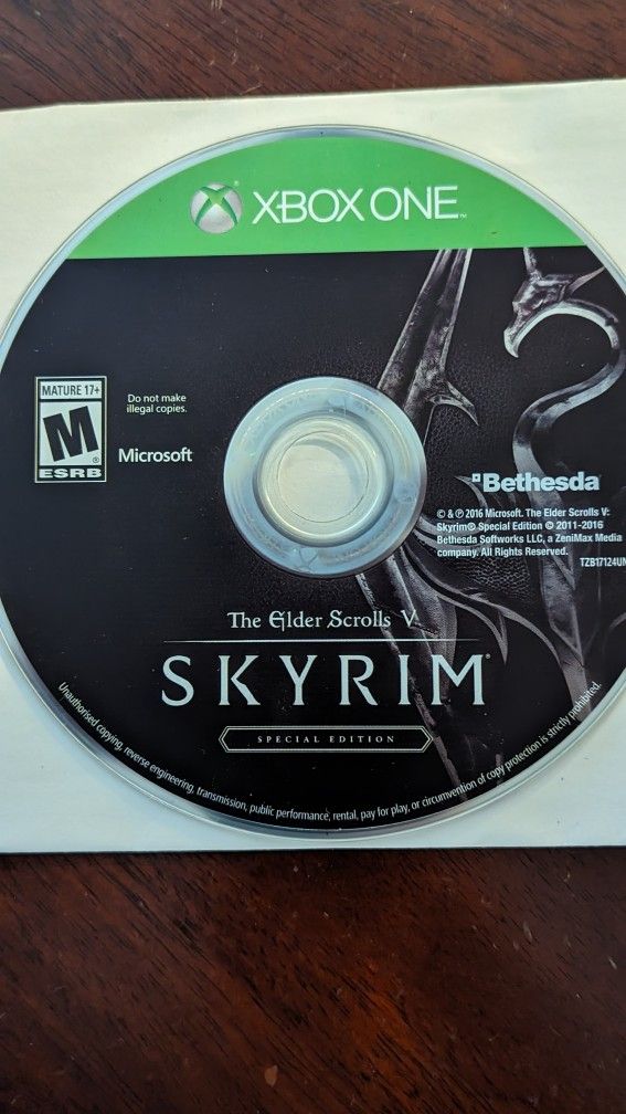 Skyrim Elder Scrolls XboxOne