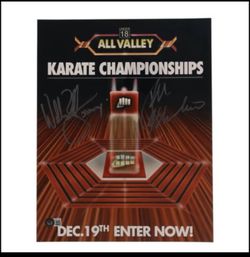 Karate Kid Signed Poster