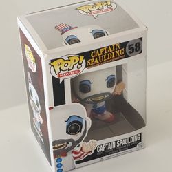 Funko Pop Captain Spaulding #58 Figure with HT Tag