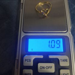 10k Gold Ring Size 7