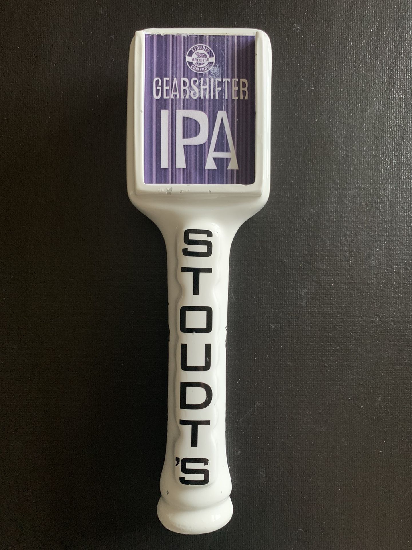 Stoudt’s Brewing Company Gearshifter IPA Beer Tap Handle