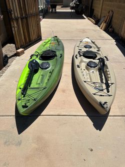 Lifetime kayaks excellent condition