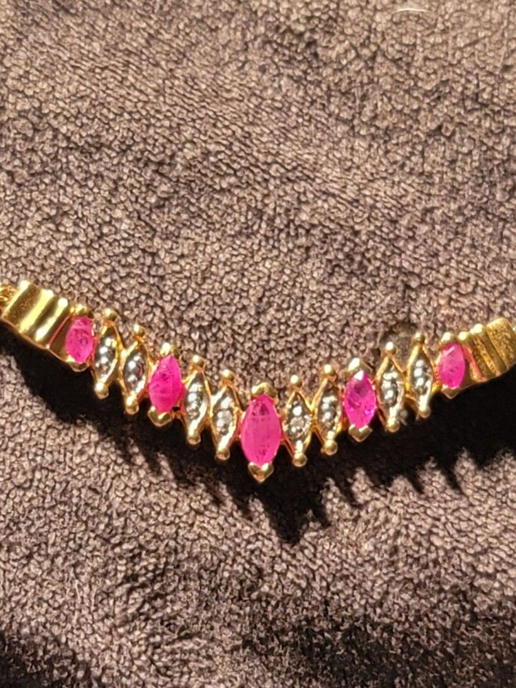 Natural Ruby Necklace $1400 OBO