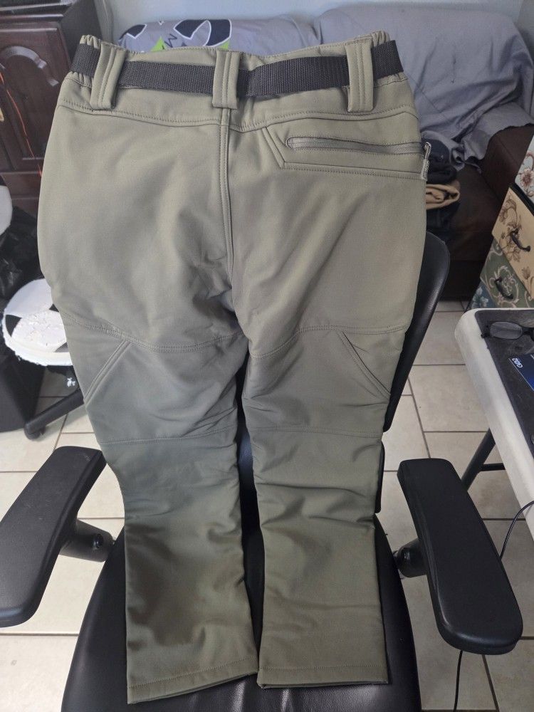 Free Soldier F.A.952303 Army Green 30W 30L Fleece lined Snow ski pants