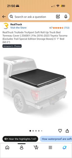 Truck bed cover