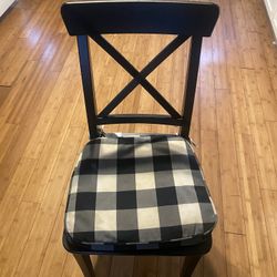 Black Cross back Chairs 