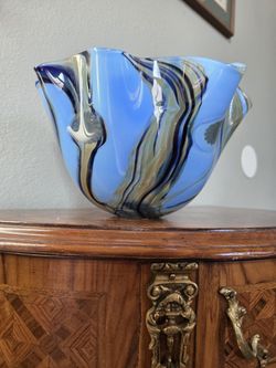 Robert Eickholt Signed Artglass Bowl