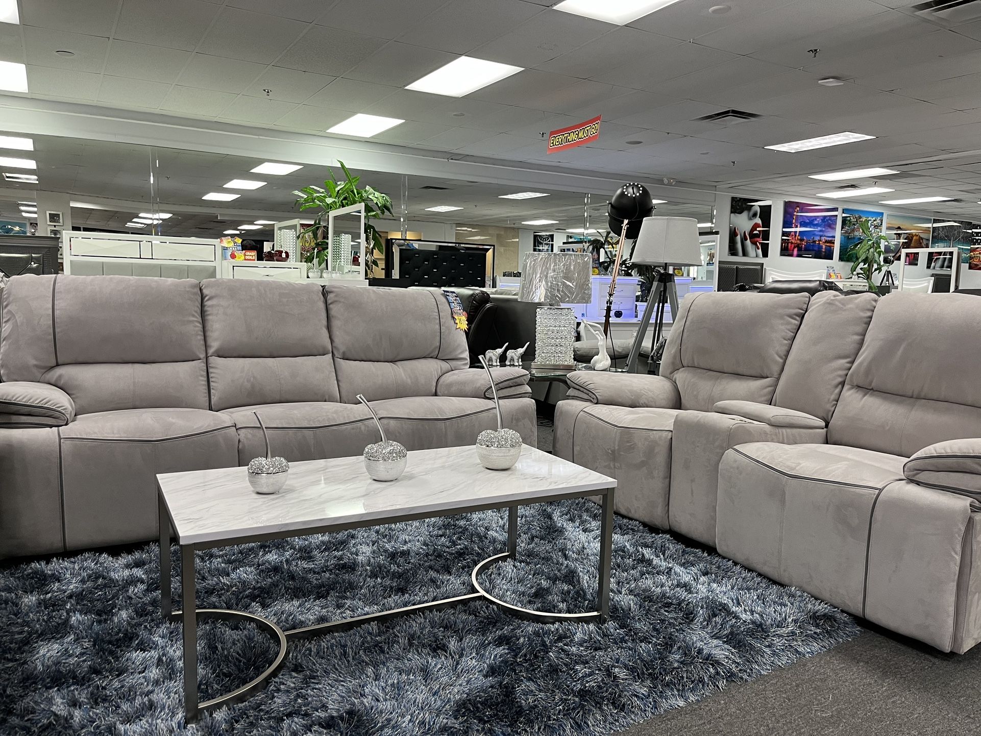 🤩🤩 Living Room Sets Well Below Retail!! Power Sofa & Love Seat W/performance Micro-Fiber !! While Supplies Last $1399!! 🤩🤩