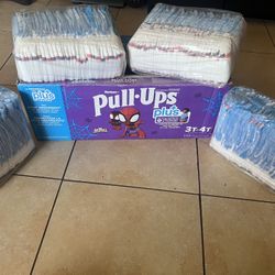 Pull Up Diapers Size 3t-4t