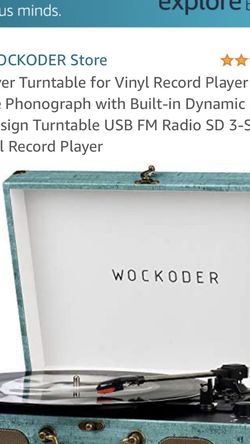 Wockoder Record Player
