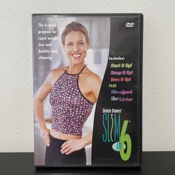 Debbie Siebers Slim In 6 DVD 2 Disc Set BeachBody Weight Loss Exercise Fitness