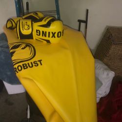Heavy Weight Punching Bag And Boxing Gloves For Sale