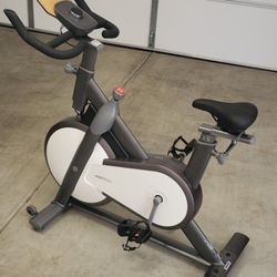 Mobifitness Turbo Exercise Bike Indoor Premium Stationary Bike Cycling  Bicycle Bluetooth App Tablet Support 