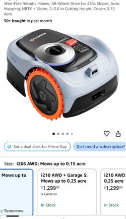 Robotic lawn mower