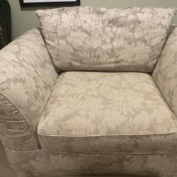 Chair And A Half & Ottoman