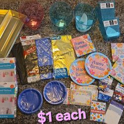 Party Decorations New $1 Each