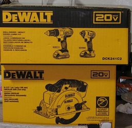 DeWalt power tools and Milwaukee screw drivers