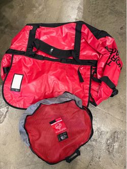 Duffle bags by North Face