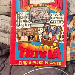 Television Trivia Find A Word Puzzles