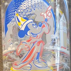 Disney World Commemorative Glass Mickey 25th 