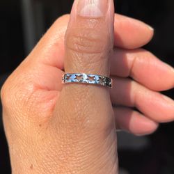 Stars ⭐️ Ring Band Size 10 925 Sterling Silver
