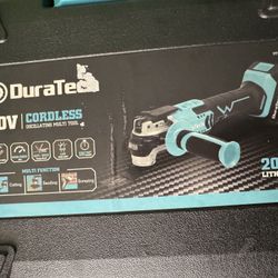 Dura tech Cordless Oscillating Tool, 20V Oscillating Multi Tool Kit with 6 Variable Speed