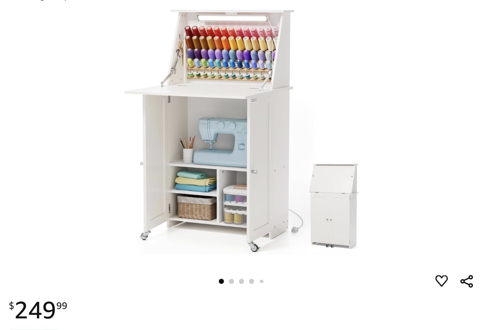 Brand New Sewing Station Craft Rack