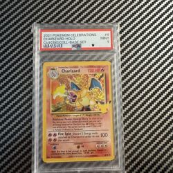 Pokemon Sword & Shield Celebrations Classic Collection Holo Charizard #4 PSA 9 MINT