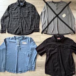 Men’s Large Shirts Wrangler Hollister George