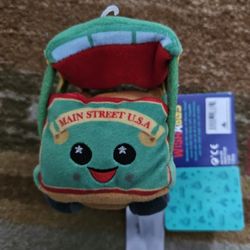 Disney Parks Wishables Main Street Trolley Plush (New)