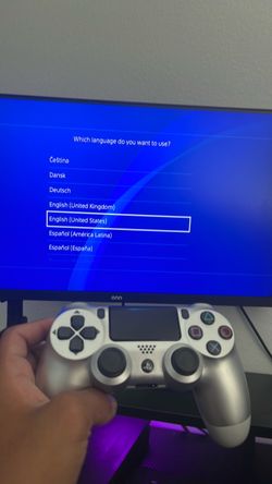 PS4  with Controller