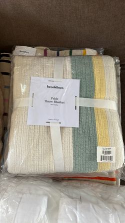 NEW Brooklinen Pride Throw Blanket (retail $149)