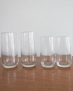Lot of 4 NEW Drinking Glasses