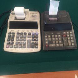 Canon And Casio Calculators 