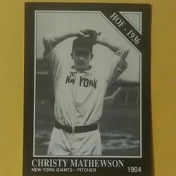 1991 Sporting News Christy Mathewson New York Giants N.Y. #57 1904 HOF 1936 Baseball Card Vintage Collectible Sports Conlon Collection MLB 