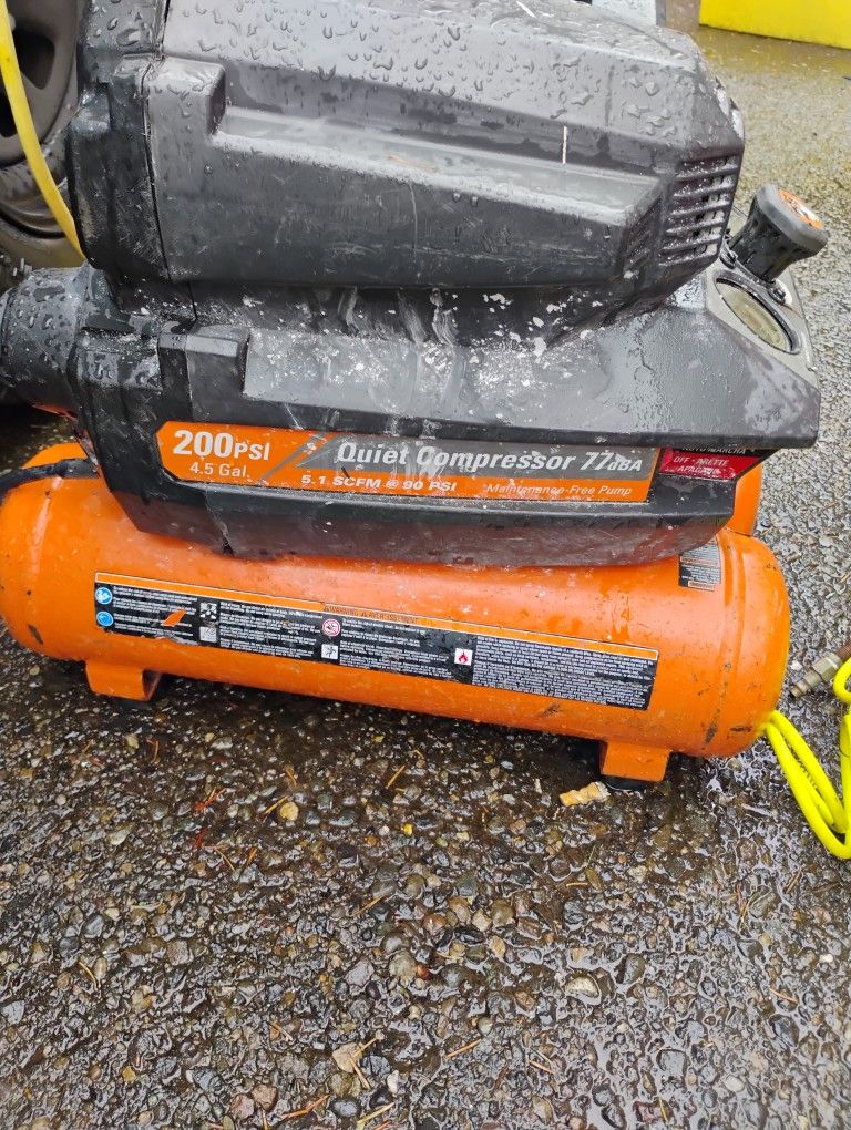 200 Psi Ridgid Air Compressor