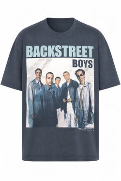 Y2K Backstreet Boys Blue Small tshirt