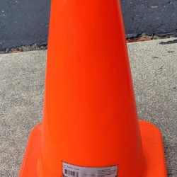 12" Orange Saftey Cones - 8 Total