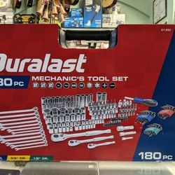 Brand New Duralast 180pc 61-950 Mechanic's Tool Set. 