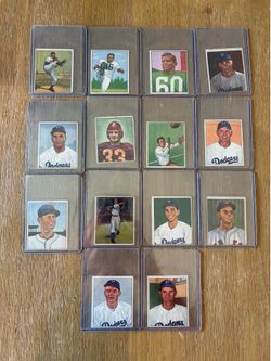 1950 Bowman Vintage Baseball / Football Cards