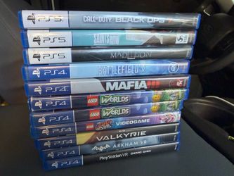 Ps5 and Ps4 games