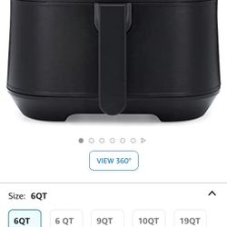 Instant Vortex 6 Quart Air Fryer Oven, 4-in-1 Functions, From the Makers of Instant Pot, Customizable Smart Cooking Programs, Nonstick and Dishwasher-