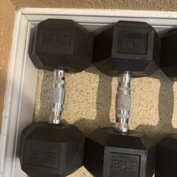40lb & 35lb Dumbbell Set