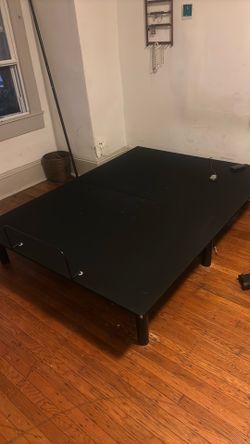Bed flat form with electric adjustable head