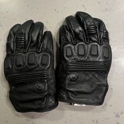 Leather Motercycle Gloves XL - REAX Tasker 