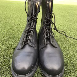 Vintage Steel Toe Combat Military Boots