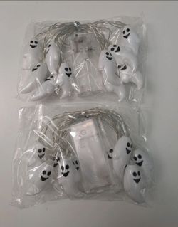 Halloween Ghost String Lights – Set of 2