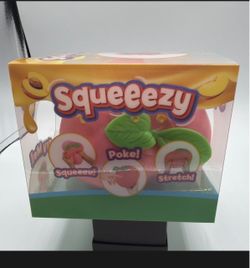 Squeeezy Peach Squishy Sensory Toy