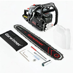 20-inch Gasoline Chainsaw, Handheld Cordless Gasoline Chainsaw for Tree Pruning (20-inch gray)