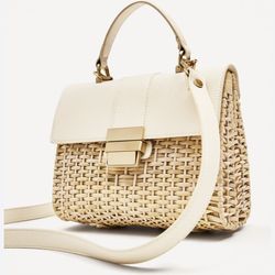 Zara Braided Crossbody Bag